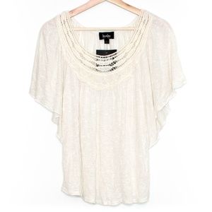 NWT By & By Womens Top Iovry XL BL